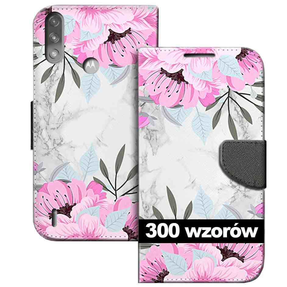 Etui do Motorola Moto E7 Power wzory CASE SZKŁO Etui na smartphony