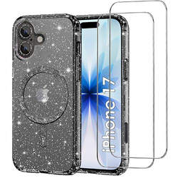 Etui do iPhone 17 do Magsafe Clear Shine  + SZKŁO HARTOWANE 5D
