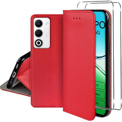 Etui do Oppo A5 5G SMART MAGNET CASE + 2X SZKŁO HARTOWANE