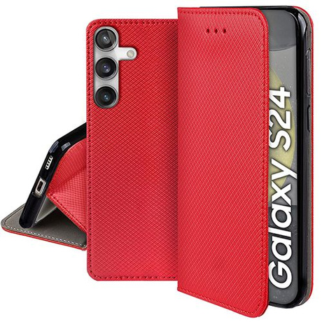 Etui do SAMSUNG GALAXY S24 5G SMART MAGNET CASE + SZKŁO HARTOWANE