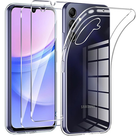 Etui SLIM CASE do Samsung Galaxy A15 4G / A15 5G + 2X SZKŁO HARTOWANE