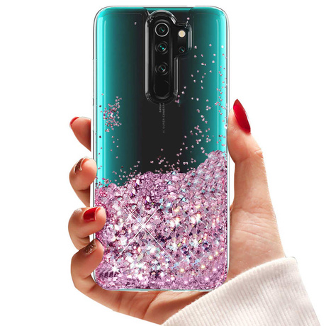 Etui do Xiaomi Redmi Note 8 Pro BROKAT LIQUID CASE + SZKŁO HARTOWANE