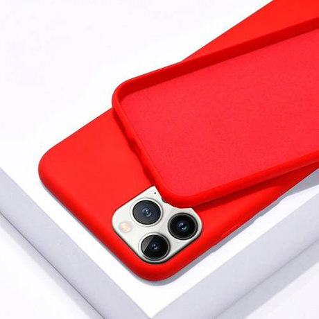 Etui do iPhone 13 Pro SILICONE CASE + SZKŁO HARTOWANE