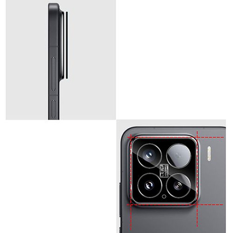 SZKŁO HARTOWANE na APARAT OBIEKTYW do Xiaomi 15 5G (2-pack)