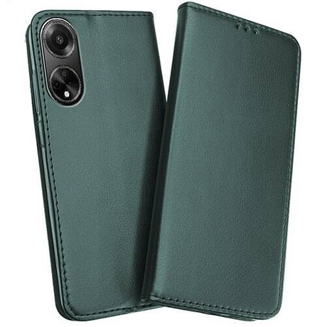 Etui do Oppo A98 5G skórzane magnetyczne z klapką + SZKŁO HARTOWANE