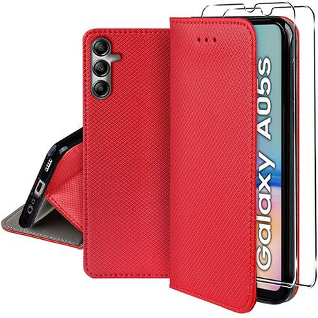 Etui do Samsung Galaxy A05s SMART MAGNET CASE + 2X SZKŁO HARTOWANE