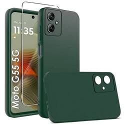 Etui SOFT MATT CASE do Motorola Moto G55 5G + SZKŁO HARTOWANE