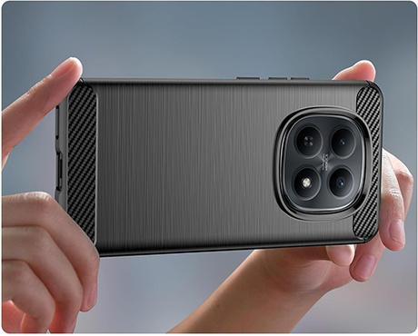 ETUI PANCERNE KARBON do Xiaomi Redmi Note 15 5G + SZKŁO 5D