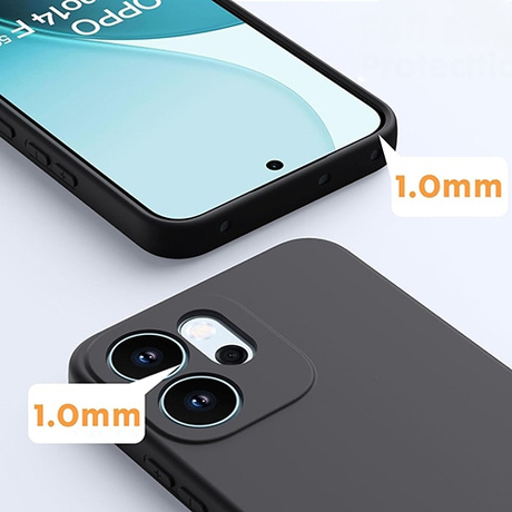 Etui SOFT MATT CASE do Oppo Reno 14F 5G / 14 FS 5G + 2X SZKŁO HARTOWANE