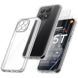 Etui do Xiaomi 15T WZMACNIANE 360° CASE + 2X SZKŁO HARTOWANE