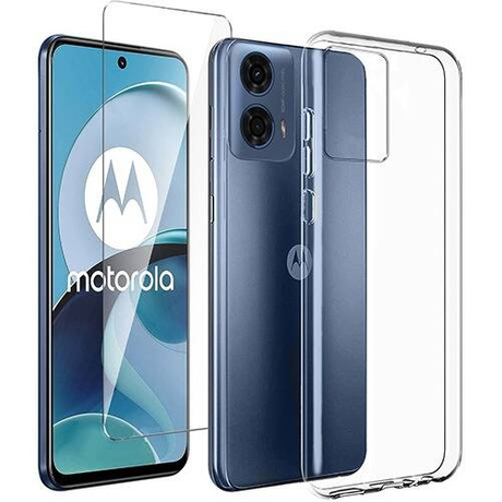 Etui SLIM CASE do Motorola Moto G04 / G24 / G24 Power + SZKŁO HARTOWANE