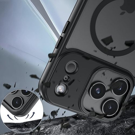 ETUI do iPhone 17 Pro do MagSafe Magnetyczne Matowe Matt + 2x SZKŁO 9H