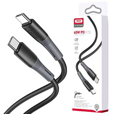 XO KABEL USB-C TYPE-C PD 60W QUICK CHARGE 3A 1M