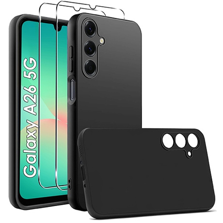 Etui SOFT MATT CASE do Samsung Galaxy A26 5G + 2X SZKŁO HARTOWANE 9H