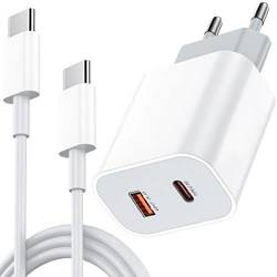 SZYBKA ŁADOWARKA SIECIOWA PD USB-C QC 3.0 + KABEL