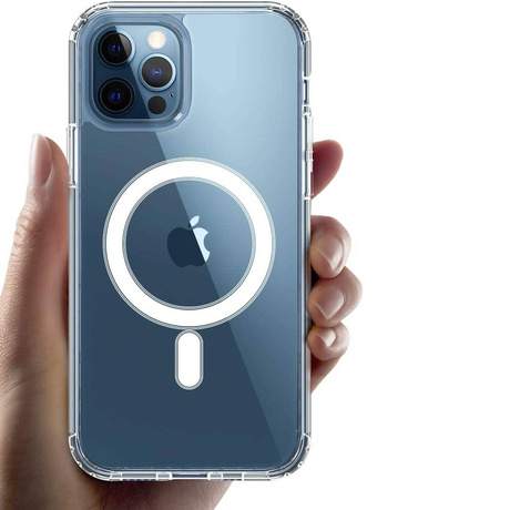 Etui do iPhone 12 Pro MagSafe Silicone + SZKŁO HARTOWANE