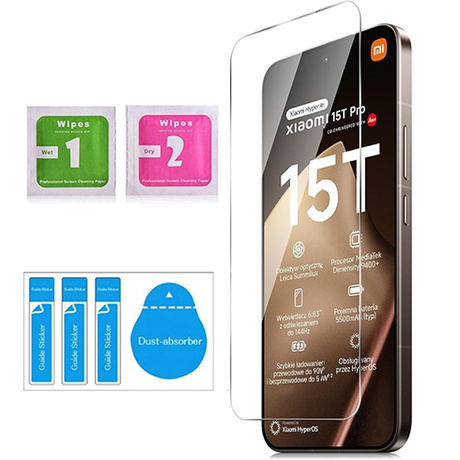SZKŁO HARTOWANE 9H SZYBKA do Xiaomi 15T / 15T Pro