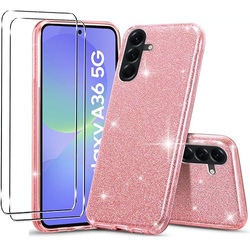 Etui BLING BROKAT CASE do Samsung Galaxy A36 5G + SZKŁO HARTOWANE