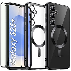Etui do Samsung Galaxy S25 Plus 5G Silicone do Magsafe  + 5D SZKŁO HARTOWANE