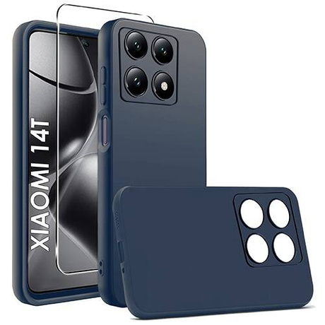 Etui SOFT MATT CASE do Xiaomi 14T + SZKŁO HARTOWANE