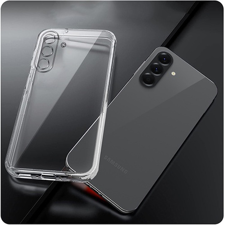 Etui do Samsung Galaxy A26 5G WZMACNIANE 360° CLEAR CASE + 2x SZKŁO HARTOWANE