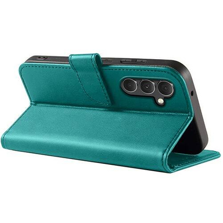 Etui do Samsung Galaxy M15 5G SKÓRZANE portfel SKIN + 2x SZKŁO 9H