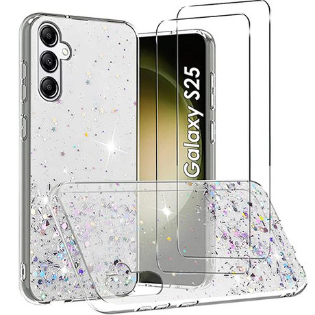 Etui do Samsung Galaxy S25 5G BROKAT CASE + 2x SZKŁO HARTOWANE