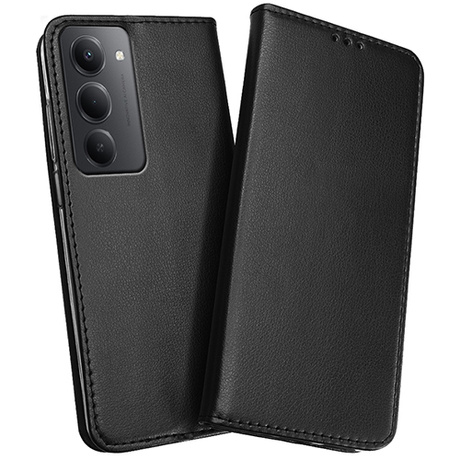 Etui do Xiaomi Redmi 15 4G / 5G skórzane magnetyczne z klapką + 2x SZKŁO HARTOWANE