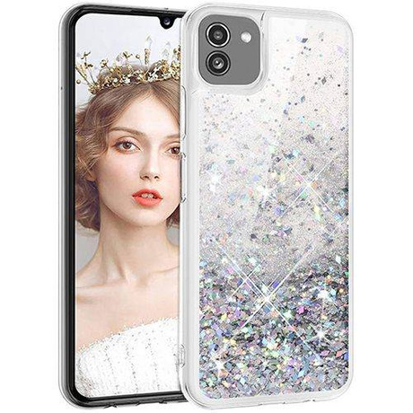 Etui do Samsung Galaxy A03 BROKAT LIQUID CASE + SZKŁO HARTOWANE