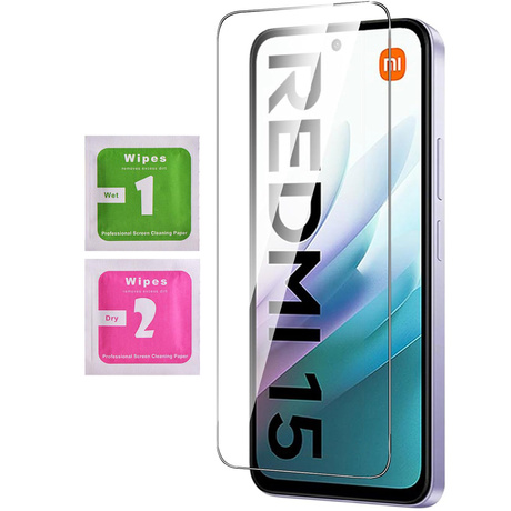 Etui SKÓRZANE do Xiaomi Redmi 15 4G / 5G wzory PORTFEL + SZKŁO