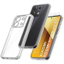 Etui do Xiaomi Redmi Note 13 5G WZMACNIANE 360° CLEAR CASE + SZKŁO HARTOWANE