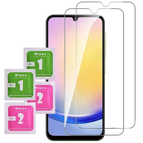 Etui do Samsung Galaxy A25 5G SKÓRZANE portfel SKIN + 2x SZKŁO SZYBKA 9H