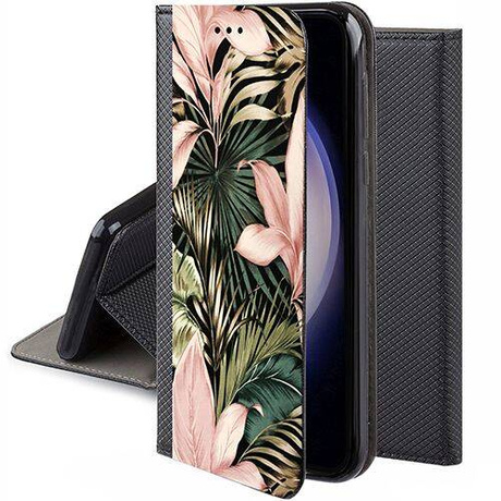 ETUI do Motorola Moto G34 5G MAGNET WZORY + SZKŁO