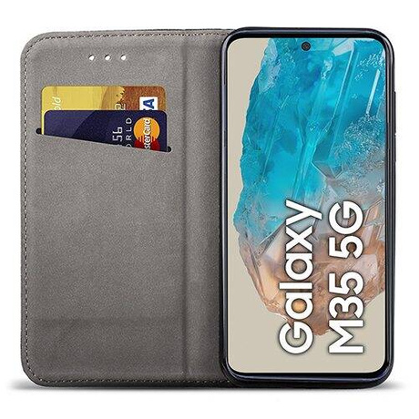 Etui do Samsung Galaxy M35 5G SMART MAGNET CASE + 2X SZKŁO HARTOWANE