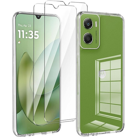 Etui SLIM CASE do Motorola Moto G06 / G06 Power + 2x SZKŁO SZYBKA 9H