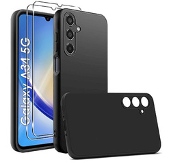 Etui SOFT MATT CASE do Samsung Galaxy A34 5G + 2x SZKŁO