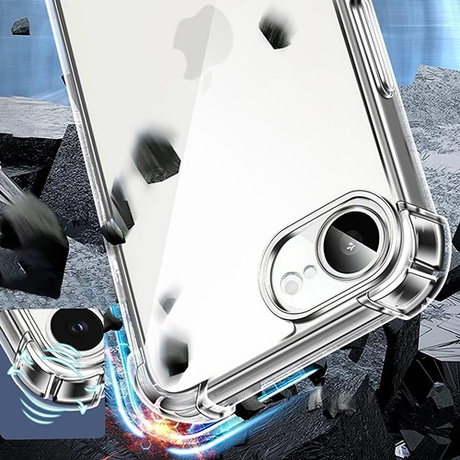 Etui do iPhone 16e ANTI SHOCK CASE + 2x SZKŁO HARTOWANE