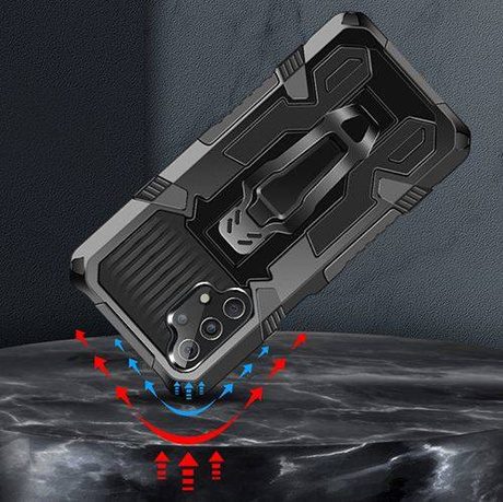 Etui do Samsung Galaxy A32 4G CASE PANCERNE TANK + SZKŁO HARTOWANE