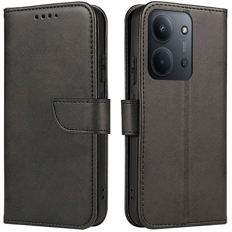 Etui do Xiaomi Redmi 15C 4G / 5G SKÓRZANE SKIN + 2x SZKŁO HARTOWANE 9H