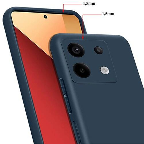 Etui SOFT MATT CASE do Xiaomi Redmi Note 13 Pro 4G + SZKŁO HARTOWANE