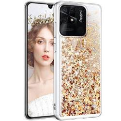 Etui do Xiaomi Redmi 10C BROKAT LIQUID CASE + SZKŁO HARTOWANE