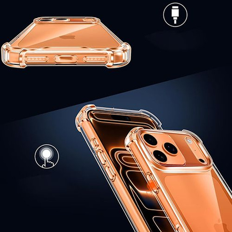 Etui do iPhone 17 Pro ANTI SHOCK CASE + 2x SZKŁO HARTOWANE