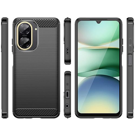 ETUI PANCERNE KARBON do Xiaomi Redmi A5 (171,7mm) + 2x SZKŁO HARTOWANE