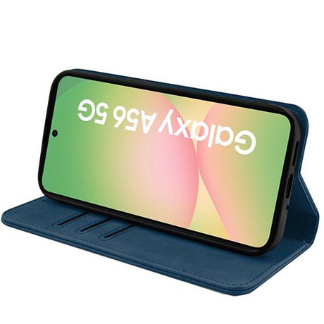 Etui do Samsung Galaxy A56 5G Skórzane Magnetyczne + 2x SZKŁO HARTOWANE 9H