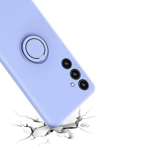 Etui do Samsung Galaxy A25 5G SILICON RING CASE + SZKŁO HARTOWANE