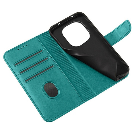 Etui do Xiaomi Redmi Note 15 5G SKÓRZANE SKIN + 5D SZKŁO HARTOWANE