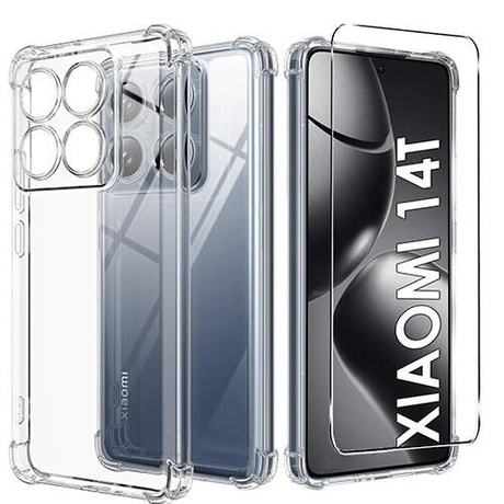 Etui do Xiaomi 14T ANTI SHOCK CASE + SZKŁO HARTOWANE