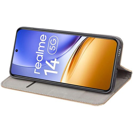 Etui do Realme 14 5G / Realme 14T 5G SMART MAGNET CASE + 2X SZKŁO HARTOWANE