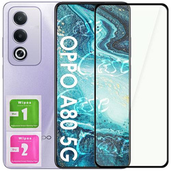 SZKŁO HARTOWANE 5D do Oppo A80 5G szybka na cały ekran