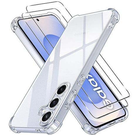 Etui do Samsung Galaxy S25 FE ANTI SHOCK CASE + 2x SZKŁO HARTOWANE